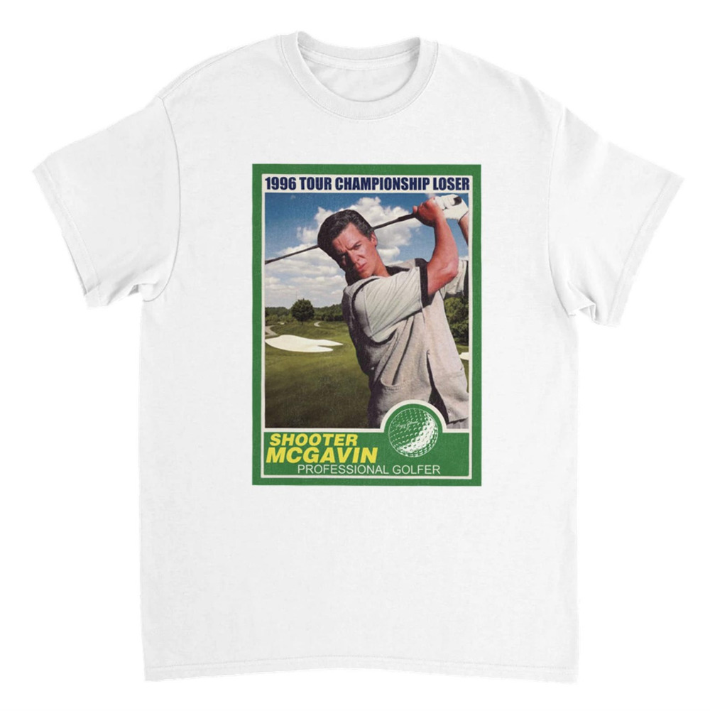Golf Trading Card Tee Shooter McGavin, Happy Gilmore White